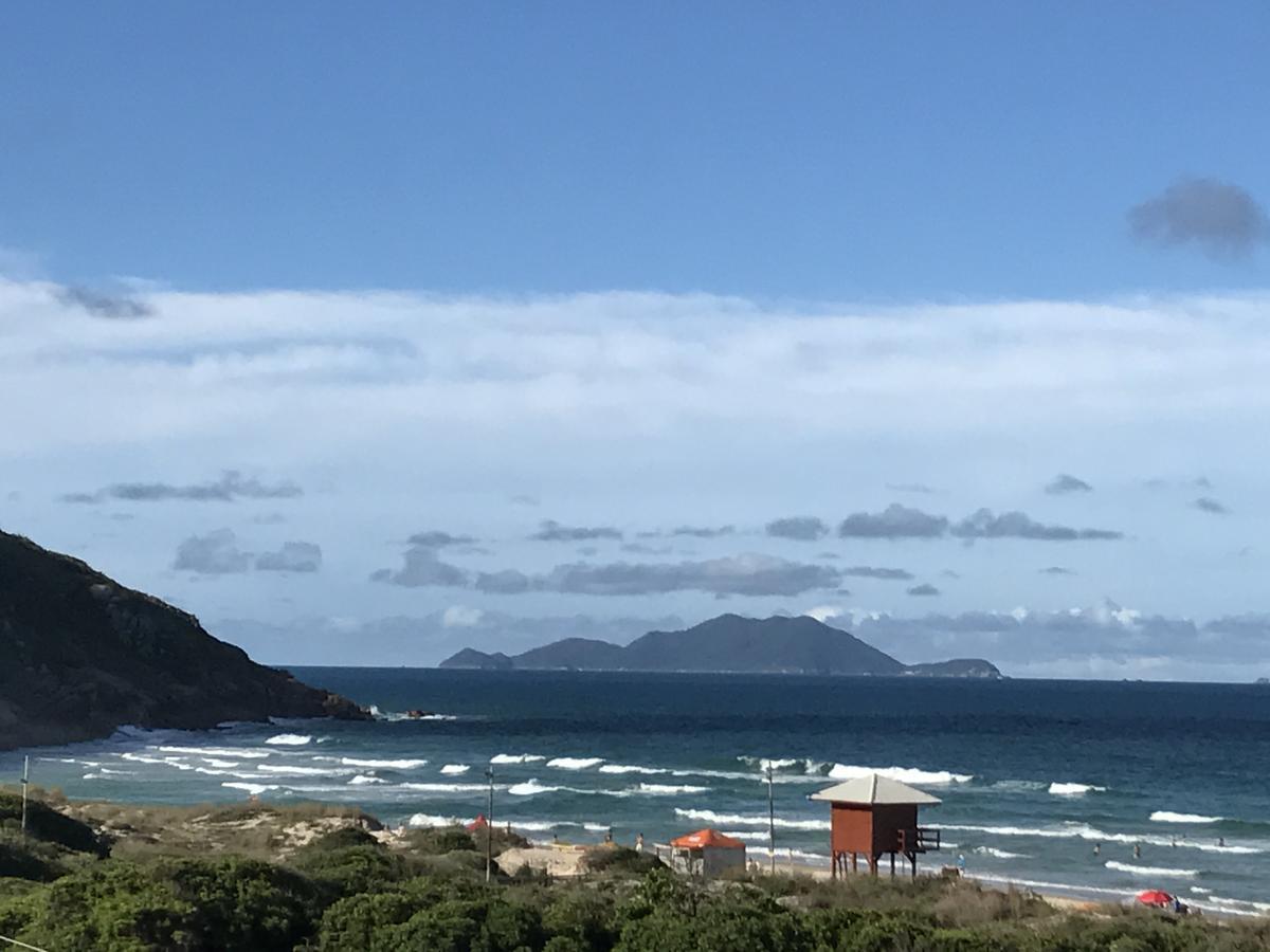 Appartamento Linda Cobertura Frente Mar Com Piscina Privativa E Pe Na Areia! Florianópolis Esterno foto