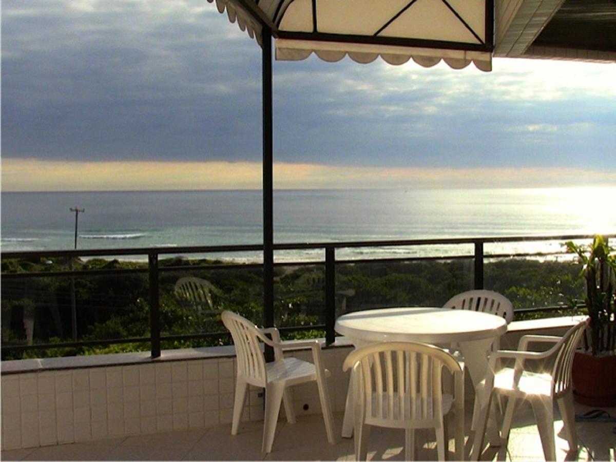Appartamento Linda Cobertura Frente Mar Com Piscina Privativa E Pe Na Areia! Florianópolis Esterno foto