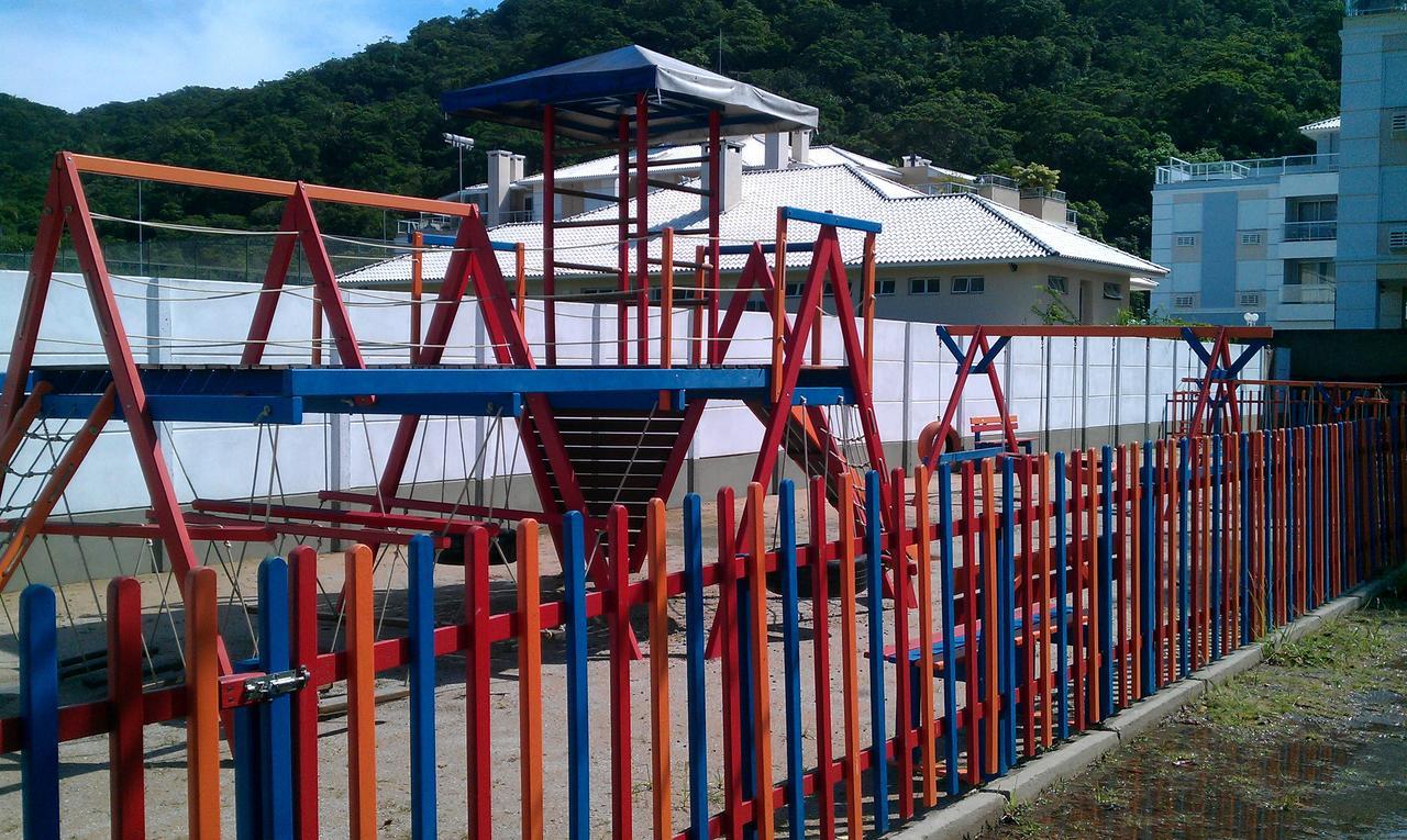 Appartamento Linda Cobertura Frente Mar Com Piscina Privativa E Pe Na Areia! Florianópolis Esterno foto